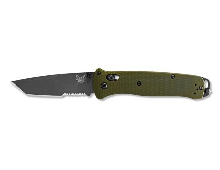 Benchmade Bailout Gray Serrated Tanto Folding Knife For Sale