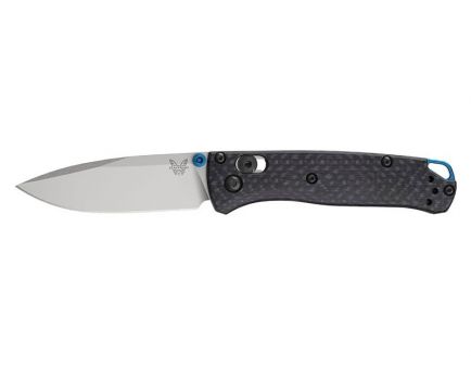 Benchmade Mini Bugout Axis Drop Point Folding Knife, Carbon Fiber