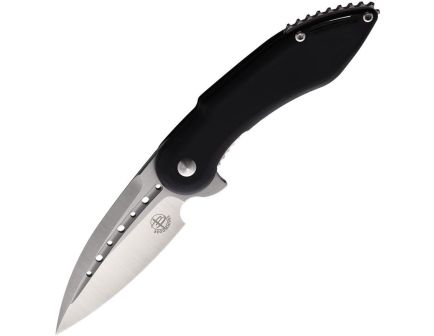 Begg Knives Mini Glimpse Folding Drop Point Knife, Black - BG005
