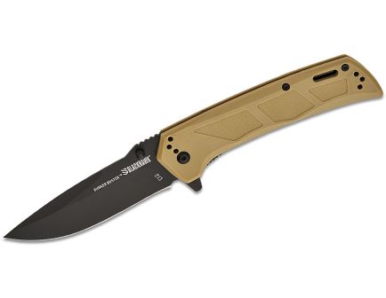 BLACKHAWK! Bunker Buster Liner Lock Flipper Knife - BHBB401TN
