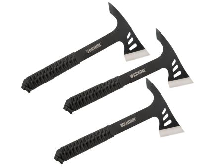 BLACKHAWK! Direct Hawk 3-Piece Throwing Tomahawk Set w/ Sheath