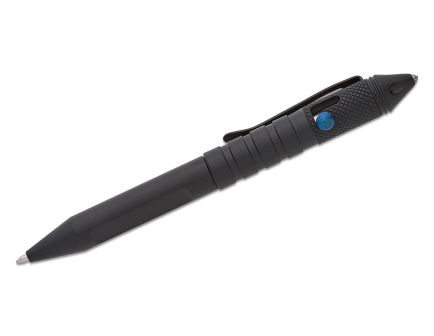 Blackhawk Tac Pen Black CNC Machined Aluminum Blue Bolt - BHTP01BK