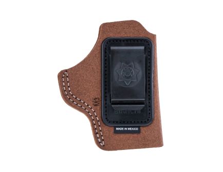 Bianchi Model 6 Springfield Armory XDS IWB Holster RH Leather SZ 15, Rust Suede