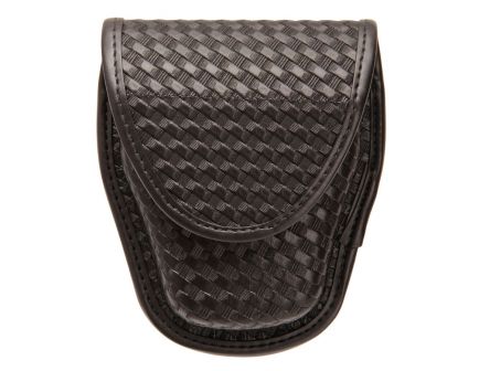 Blackhawk Molded Double Handcuff Case, Black Basketweave