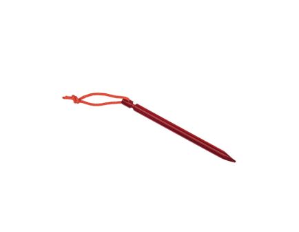 Alps 6" x 0.38" Tri-Stake, Red