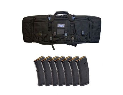 PSA 36" Single Gun Case & 7 Magpul PMAG Gen 2 5.56x45 30rd Magazines