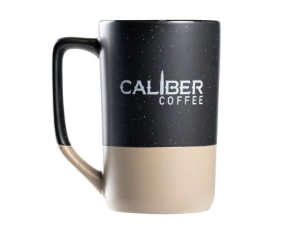 Caliber Coffee Mug 2-Tone, Black/Tan