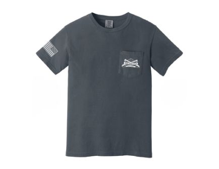 PSA Comfort Colors Pocket T-Shirt - 3XL - Graphite w/White Logo