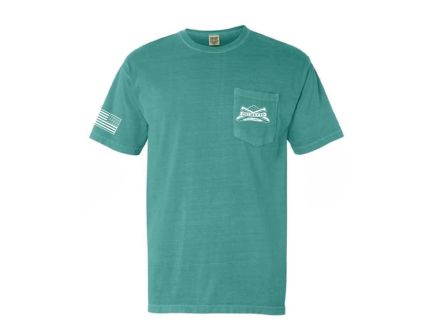 PSA Comfort Colors Pocket T-Shirt - 3XL - Seafoam w/White Logo