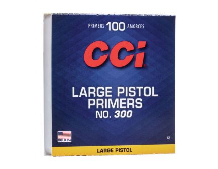 CCI Large Pistol Primers No. 300, 100 Pack