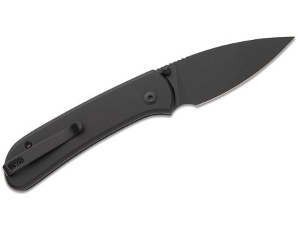 CIVIVI Qubit Black Aluminum Handle Black Stonewashed Blade C22030E-1
