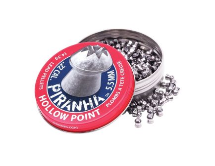 Crosman Premier Piranha .22 Cal HP Airgun Pellet, 14.30 gr 400rds