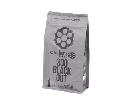 Caliber Coffee 300 Black Out Extra Dark Roast, 12oz bag, Ground