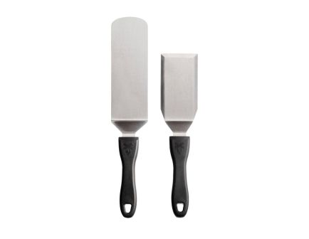 Camp Chef Stainless Steel 2-Piece Professional Spatula Set, Silver
