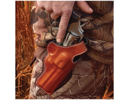 Desantis Gunhide Dual Angle Hunter Smith & Wesson L-Frame OWB Holster LH Leather, Tan