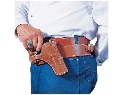 Desantis Gunhide Doc Holliday Cross Draw Colt SAA Holster RH Leather, Tan