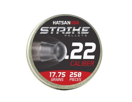 Hatsan USA Vortex Strike Pellets .22 Cal Domed Airgun Rifle Pellet, 17.75 gr 250rds