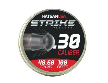 Hatsan USA Vortex Strike Pellets .30 Cal Domed Airgun Rifle Pellet, 48.60 gr 100rds