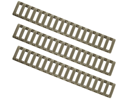 ERGO 18-Slot Ladder LowPro Rail Cover 3 Pack, Coyote Brown - 4373-3PK-CB
