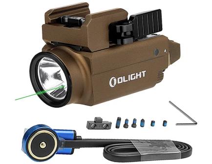 Olight Baldr S Rail Mount Light 800 lumens, Desert Tan