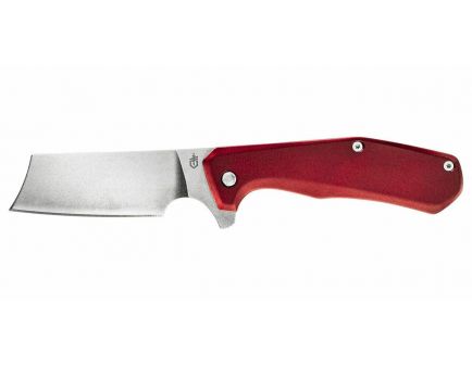 Gerber Asada Folding Cleaver Knife, Red