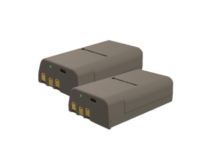 Stealth Cam FieldMax 12 V 5000 mAh Lithium Rechargeable Cartridge, Pack of 2