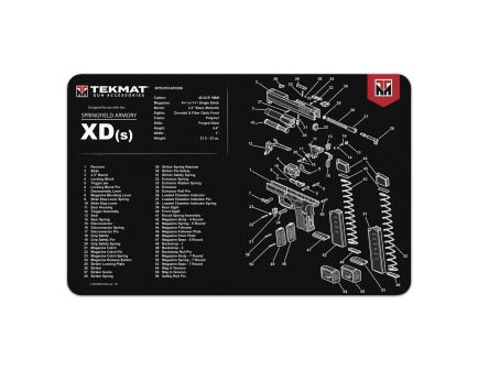 TEKMAT 17" x 11" x 0.13" Cleaning Mat for Springfield Armory XDs