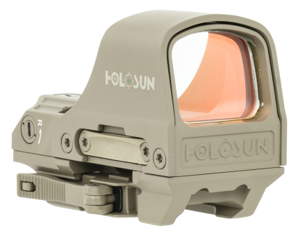Holosun 510 Reflex Sight 1x2/65 MOA Green Dot, FDE - HE510C-GR-FDE