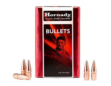 Hornady Traditional 25 Caliber .257 60 gr FP Reloading Bullets, Pack of 100