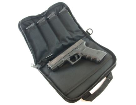 The Outdoor Connection 11" x 1" x 7.75" Tactical Pistol Case, Black