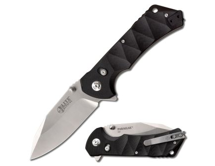 Elite Tactical Parallax Folding Knife Drop Point, Black