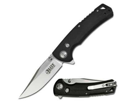 Elite Tactical CHASER Folding Knife Clip Point, Black