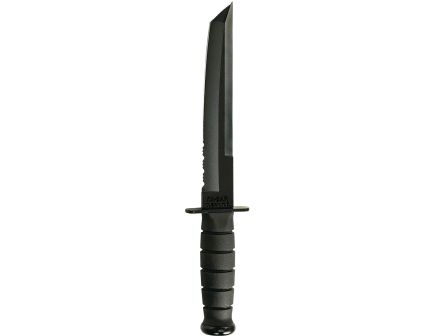KA-BAR Tanto Half-Serrated Fixed Knife Tanto, Black
