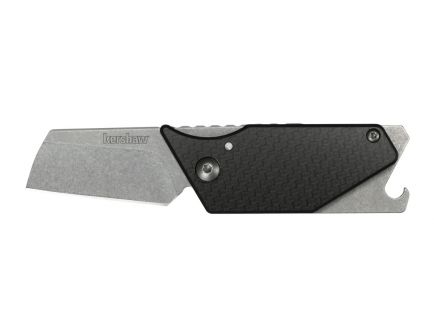 Kershaw Pub 1.6" Modified Sheepsfoot Folding Knife | Carbon Fiber
