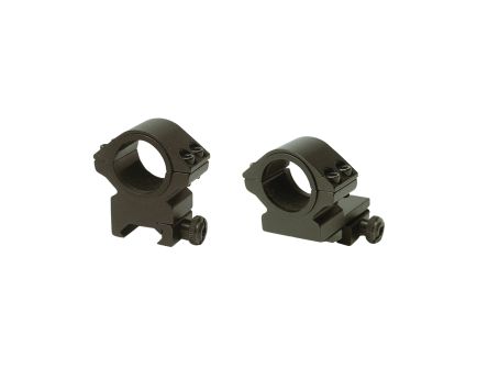 Konus Dual-T Pair of Mount Ring 25.40mm/30mm Tube 0.87" Aluminum Alloy Picatinny Rail/Weaver Rail