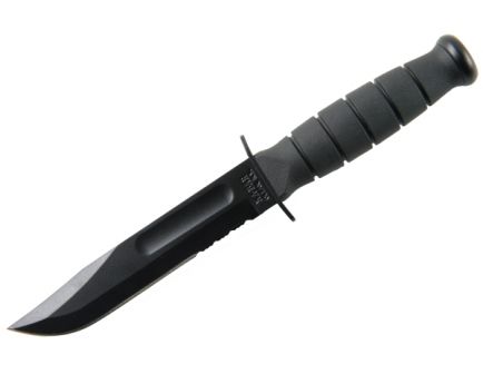 KA-BAR Full-size  Serrated Edge Black Knife 2-1212-3