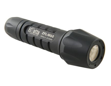 Elzetta Tactical Flashlight - Rotary Tailcap ZFL-M60-SS2R