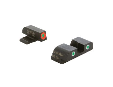 Ameriglo Night Sight Set Front/Rear, Green/Orange/Green/White
