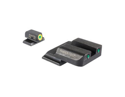 Ameriglo Night Sight Set Front/Rear, Green/Lumi Green/Green/Black