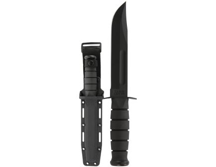 KA-BAR Fixed Knife Clip Point, Black