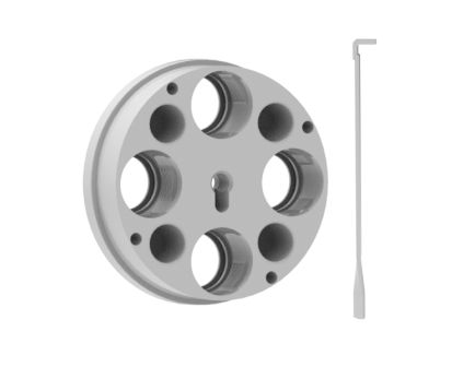 Lee Precision, Inc. 4-Hole Ultimate Tool Carrier Kit For 91910 Ultimate Turret Press