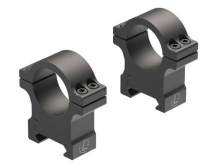 Leupold Open Range Cross Slot 1" High Rings, Matte Black