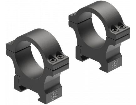 Leupold Open Range Cross-Slot Rings 30mm Md, Matte Blk - 180947