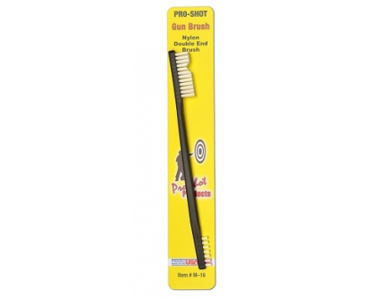 Pro-shot Double End-Nylon Bristle Gun Brush M16