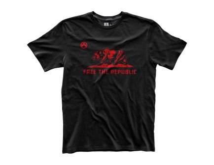 Magpul Free The Republic Fine Cotton T Shirt Men's Medium, Black