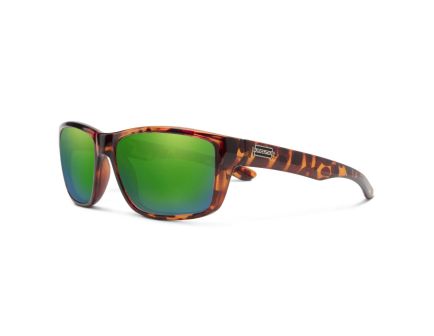 Suncloud Mayor Polarized Sunglasses - Tortoise - Green Mirror