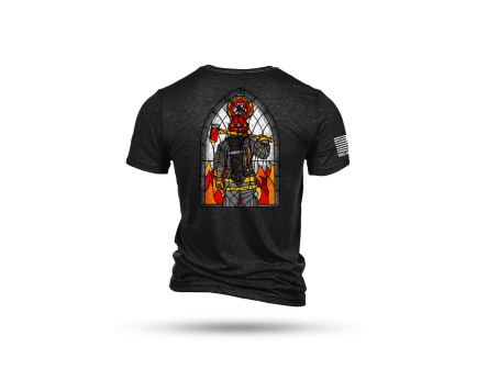 Nine Line Glass Firefighter, Charcoal Black - X-Large