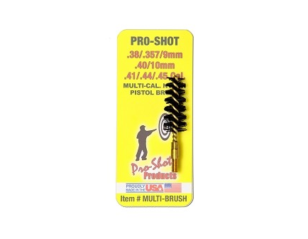 Pro-Shot .38-.45 Cal. Pistol Nylon Bristle Brush   MULTI-BRUSH