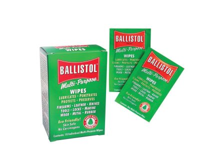 Ballistol Cleaning Wipe, 10/Box
