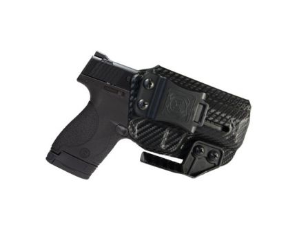 Nerd IWB Smith and Wesson Shield Holster For Sale, Carbon Fiber Black